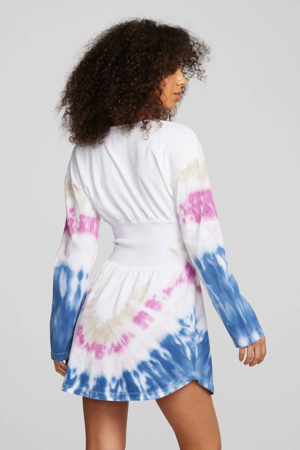 Chaser Brand Coast Cotton Jersey Long Sleeve Mini Dress Hot