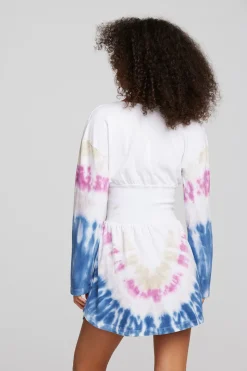 Chaser Brand Coast Cotton Jersey Long Sleeve Mini Dress Hot