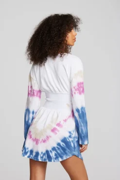 Chaser Brand Coast Cotton Jersey Long Sleeve Mini Dress Hot