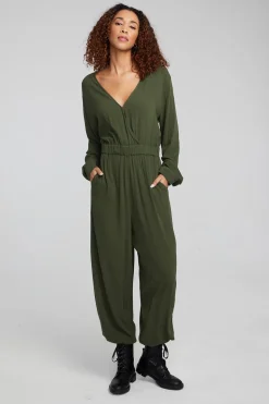 Chaser Brand Colette Forest Night Jumpsuit Outlet