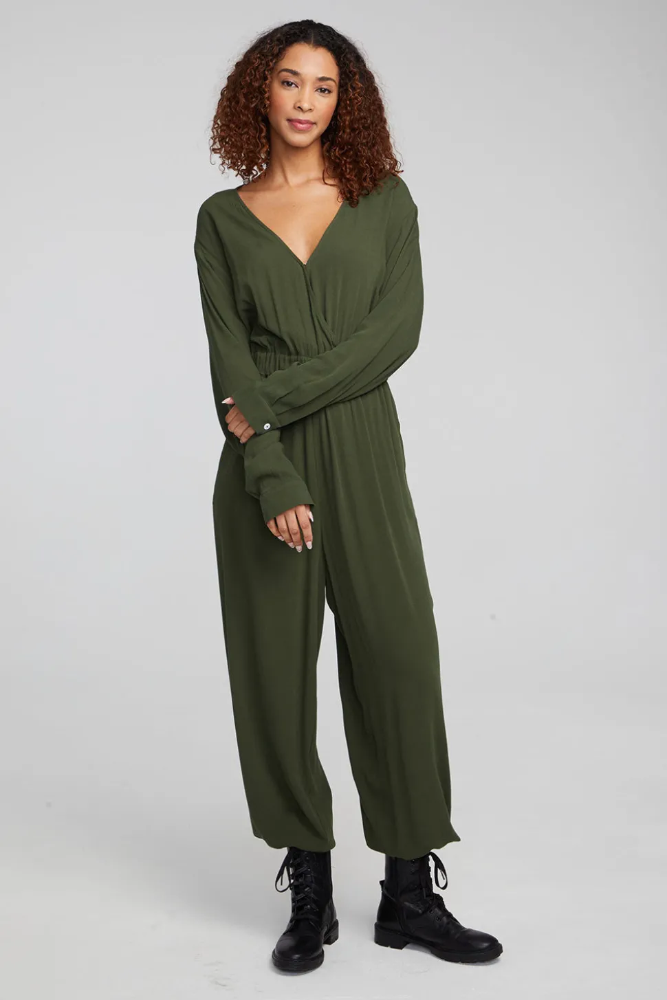 Chaser Brand Colette Forest Night Jumpsuit Outlet