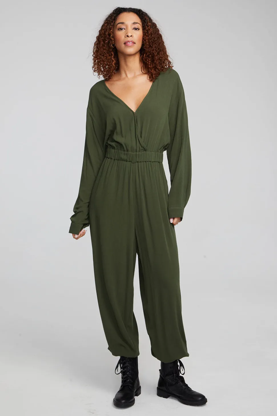 Chaser Brand Colette Forest Night Jumpsuit Outlet