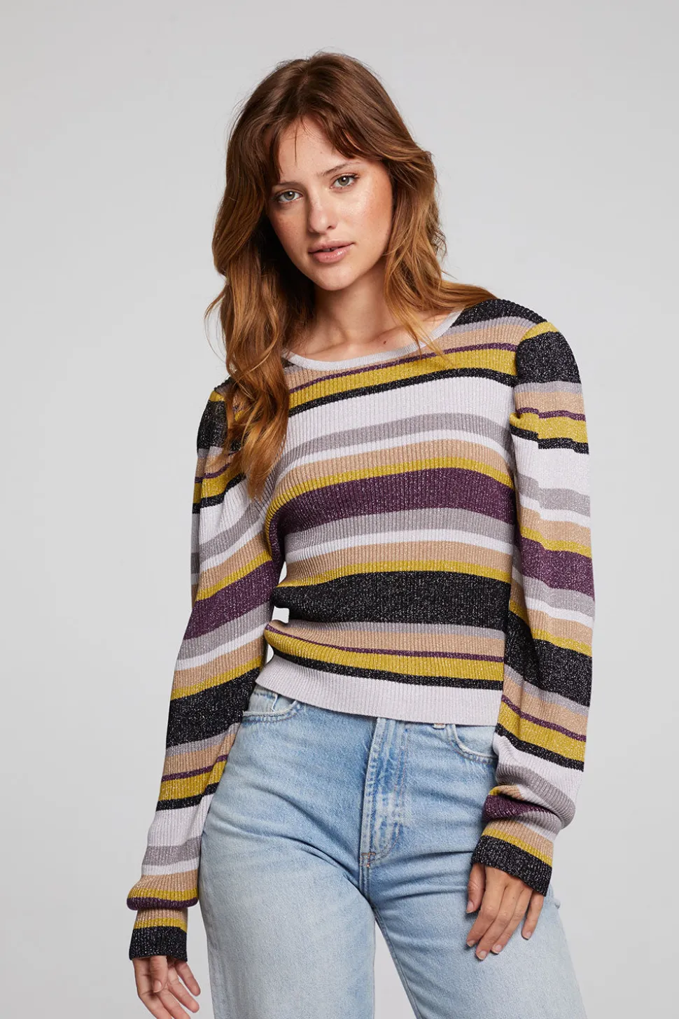 Chaser Brand Collins Haight Street Stripe Top New