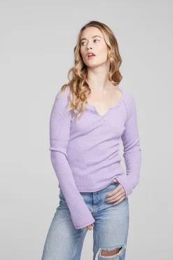 Chaser Brand Cooper Digital Lavender Long Sleeve Store