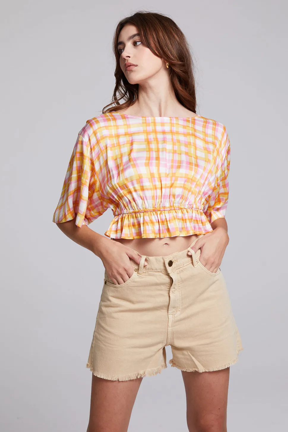 Chaser Brand Cortona Dahlia Blouse Hot