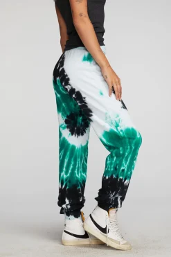 Chaser Brand Cotton Fleece Joggers With Rib And Shoestring Tie Cheap