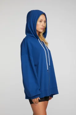 Chaser Brand Cotton Fleece Zip Up Hoodie Shop