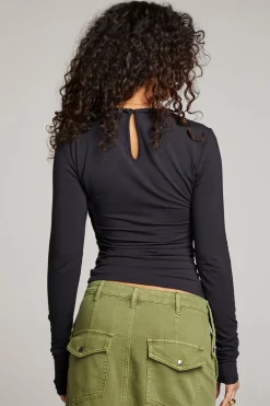 Chaser Brand Crime Licorice Long Sleeve Best Sale
