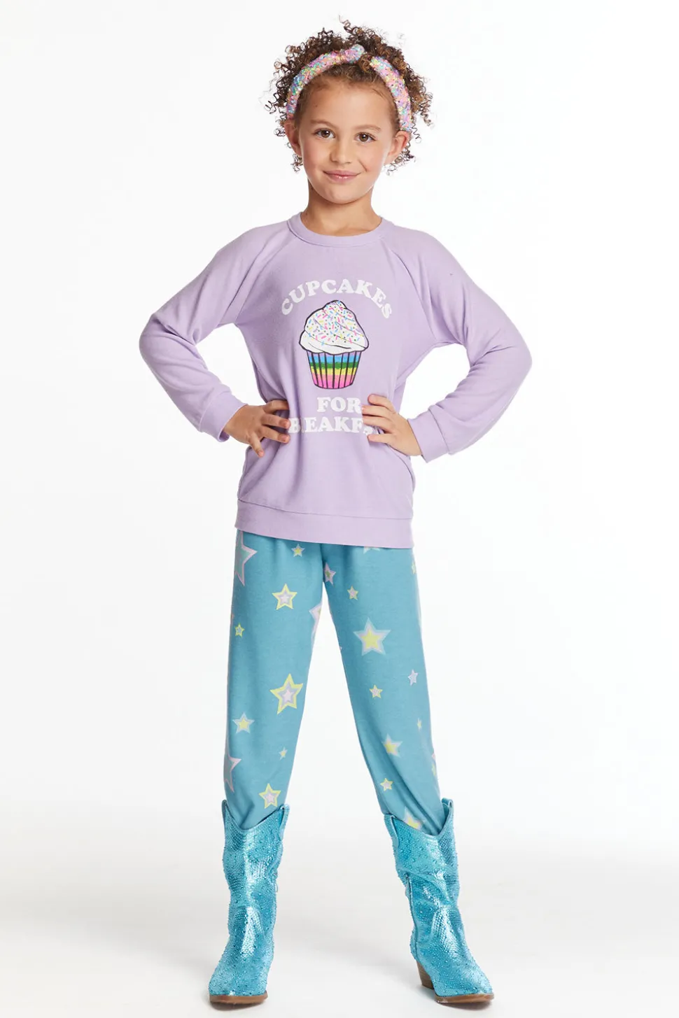 Chaser Brand Cupcakes For Breakfast Girls Pullover New