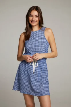 Chaser Brand Delray Cobalt Blue Mini Dress Fashion