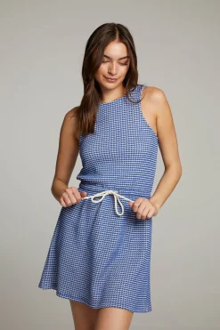 Chaser Brand Delray Cobalt Blue Mini Dress Fashion