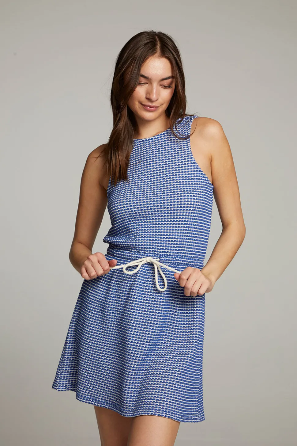 Chaser Brand Delray Cobalt Blue Mini Dress Fashion