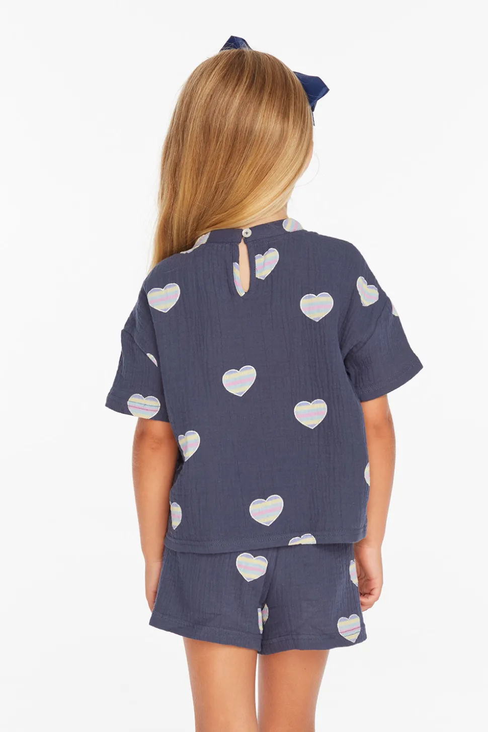 Chaser Brand Devin Beach Hearts Girls Tee Sale