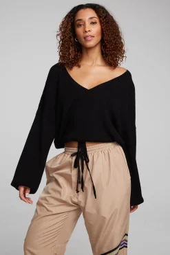 Chaser Brand Diamond Shadow Black Long Sleeve Discount
