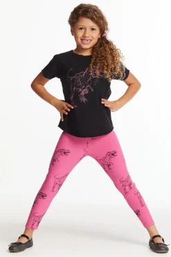Chaser Brand Dino Time Girls Crew Neck Tee Online