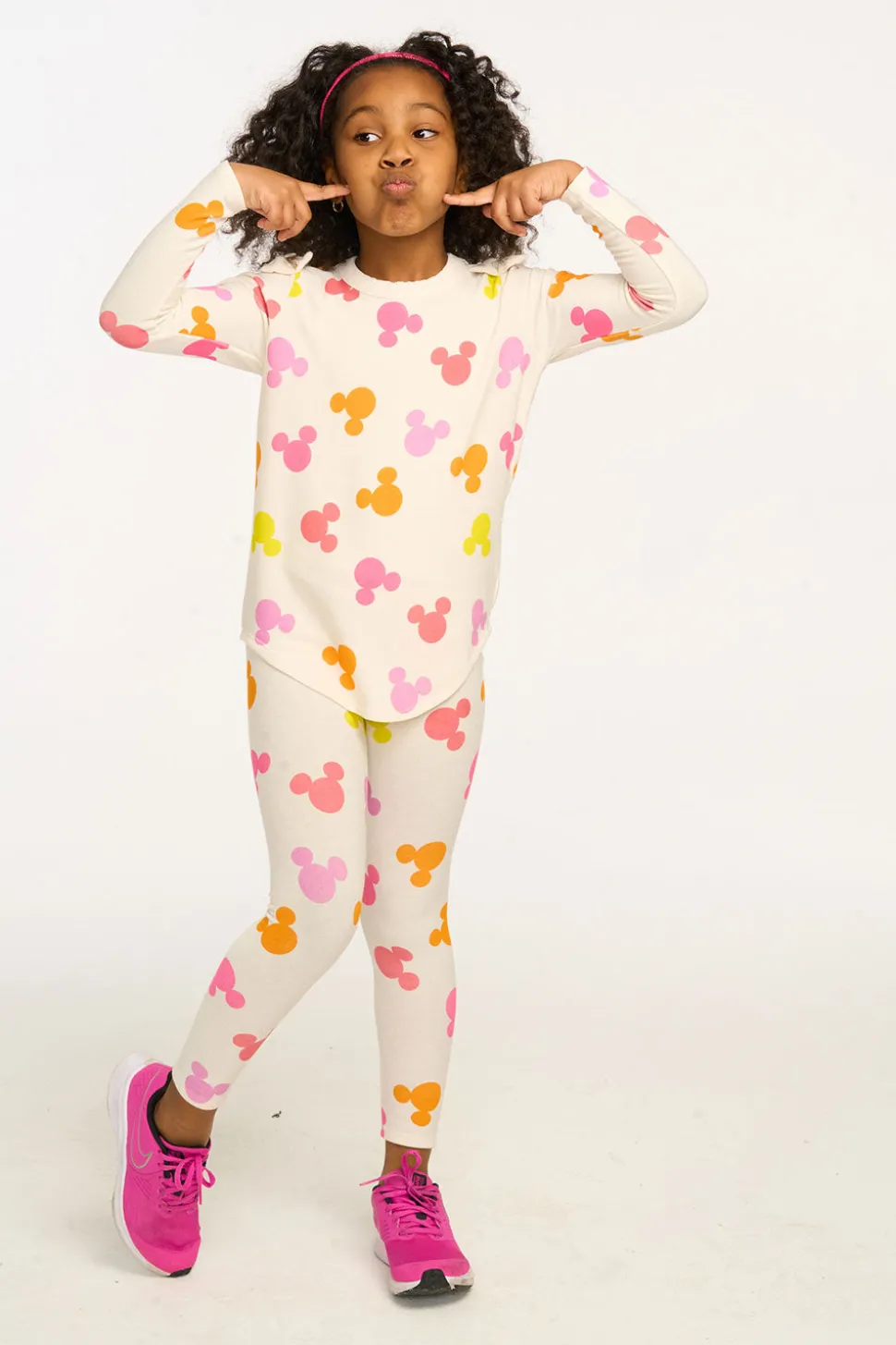 Chaser Brand Disney Mickey Mouse "All Over Icons" Leggings Hot