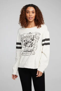 Chaser Brand Disney Steamboat Willie Pullover Best Sale
