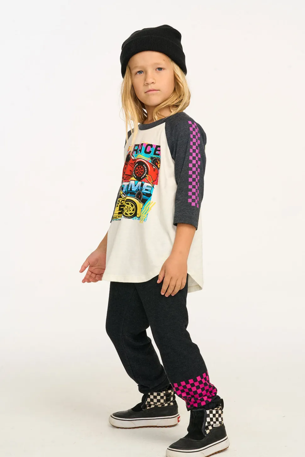 Chaser Brand Disney・Pixar Cars Race Time Baseball Tee New