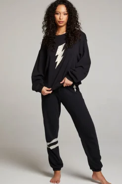 Chaser Brand Distressed Bolt Sweatpant Cheap