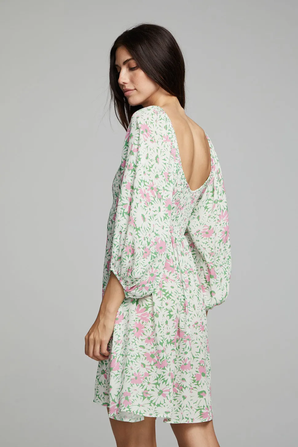 Chaser Brand Dolce Mini Dress - Daisy Floral Print Store