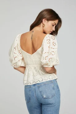 Chaser Brand Dolce Top - Gardenia Clearance