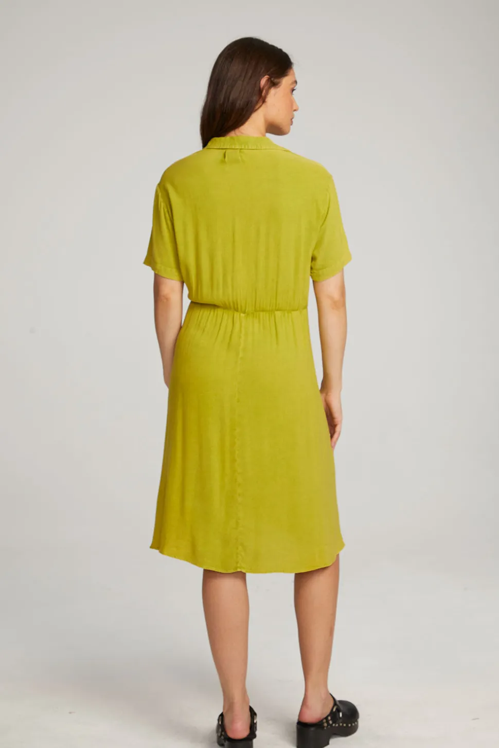 Chaser Brand Elsa Citron Midi Dress Sale