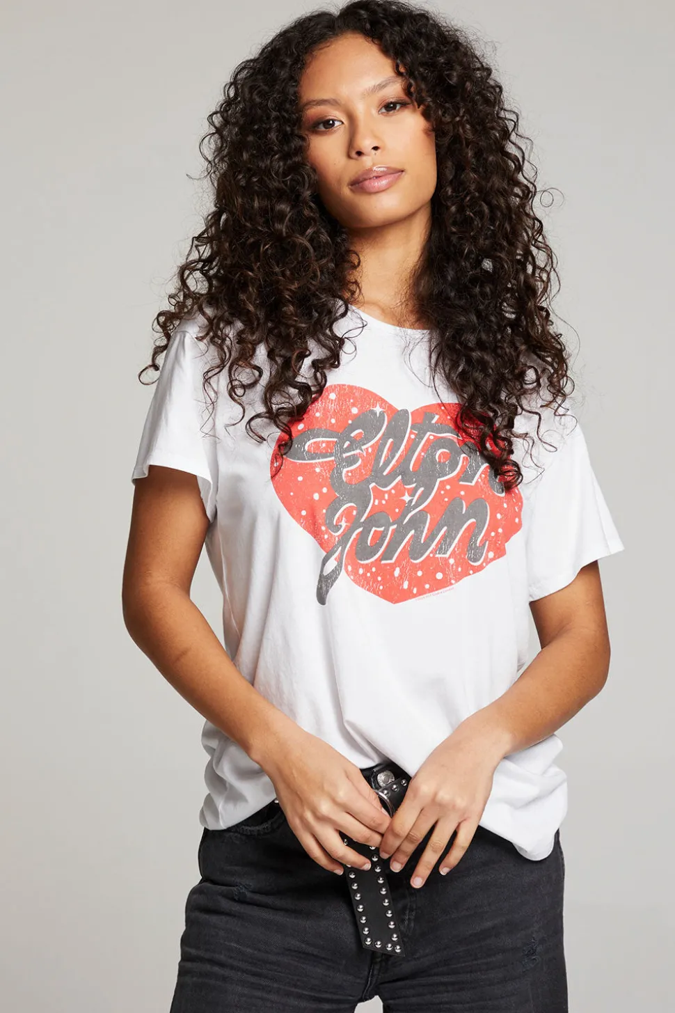 Chaser Brand Elton John Script Logo Heart New