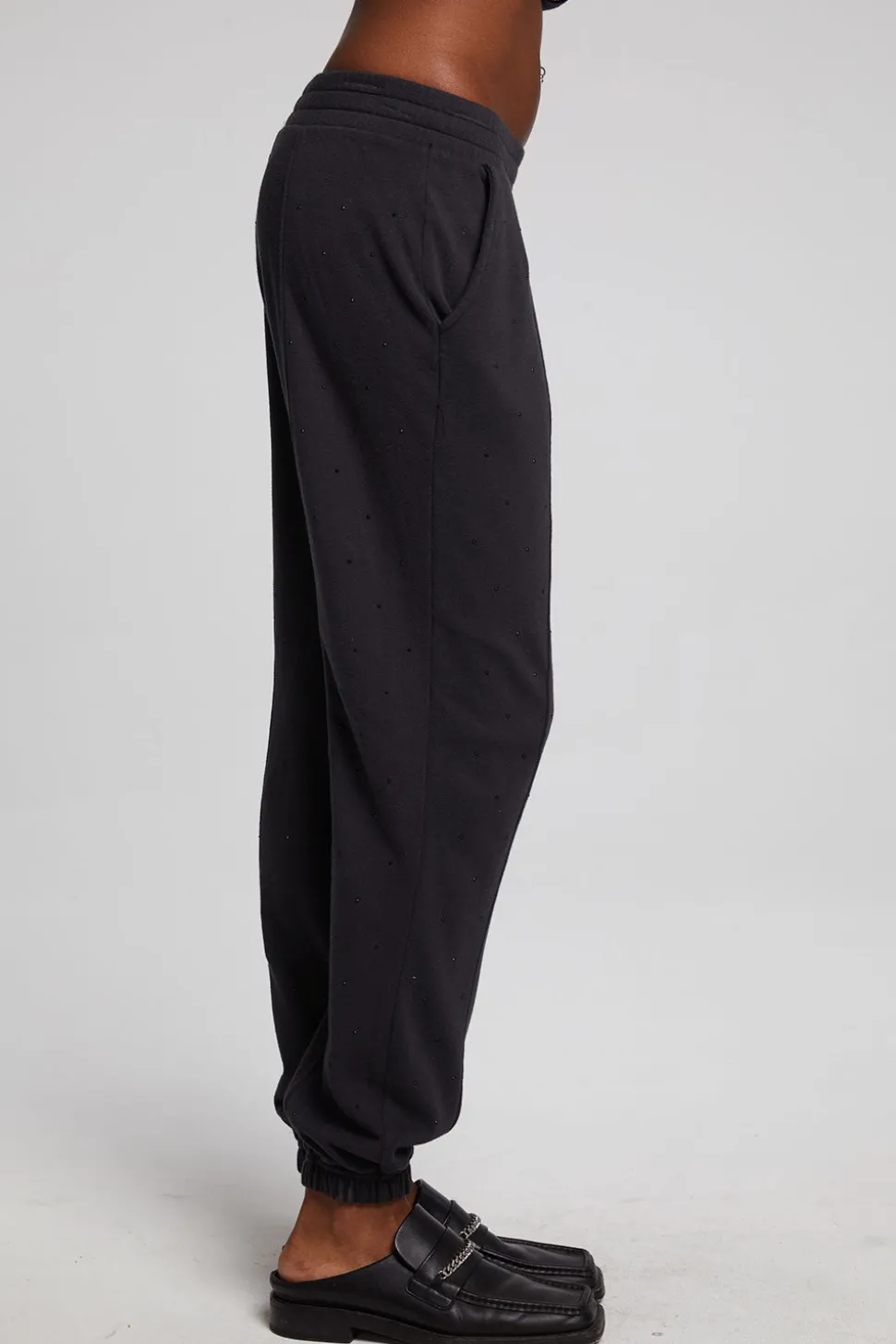 Chaser Brand Essential Licorice Jogger Flash Sale