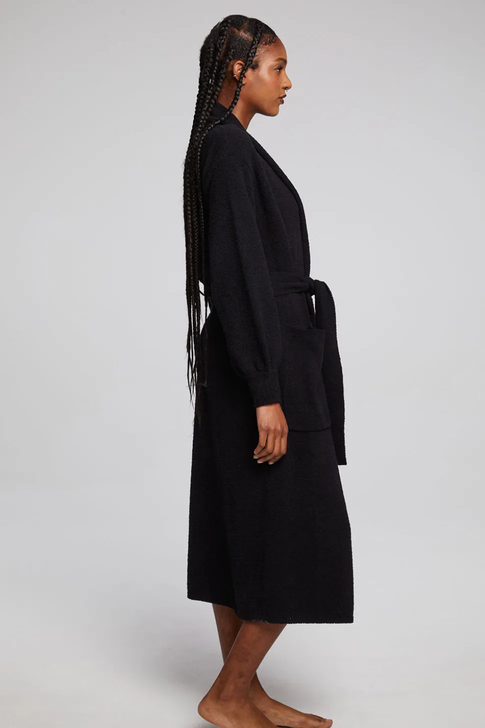 Chaser Brand Evee Maxi Licorice Cardigan Outlet