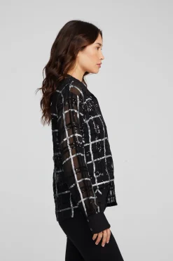 Chaser Brand Evory Fairfax Plaid Button Down Fashion