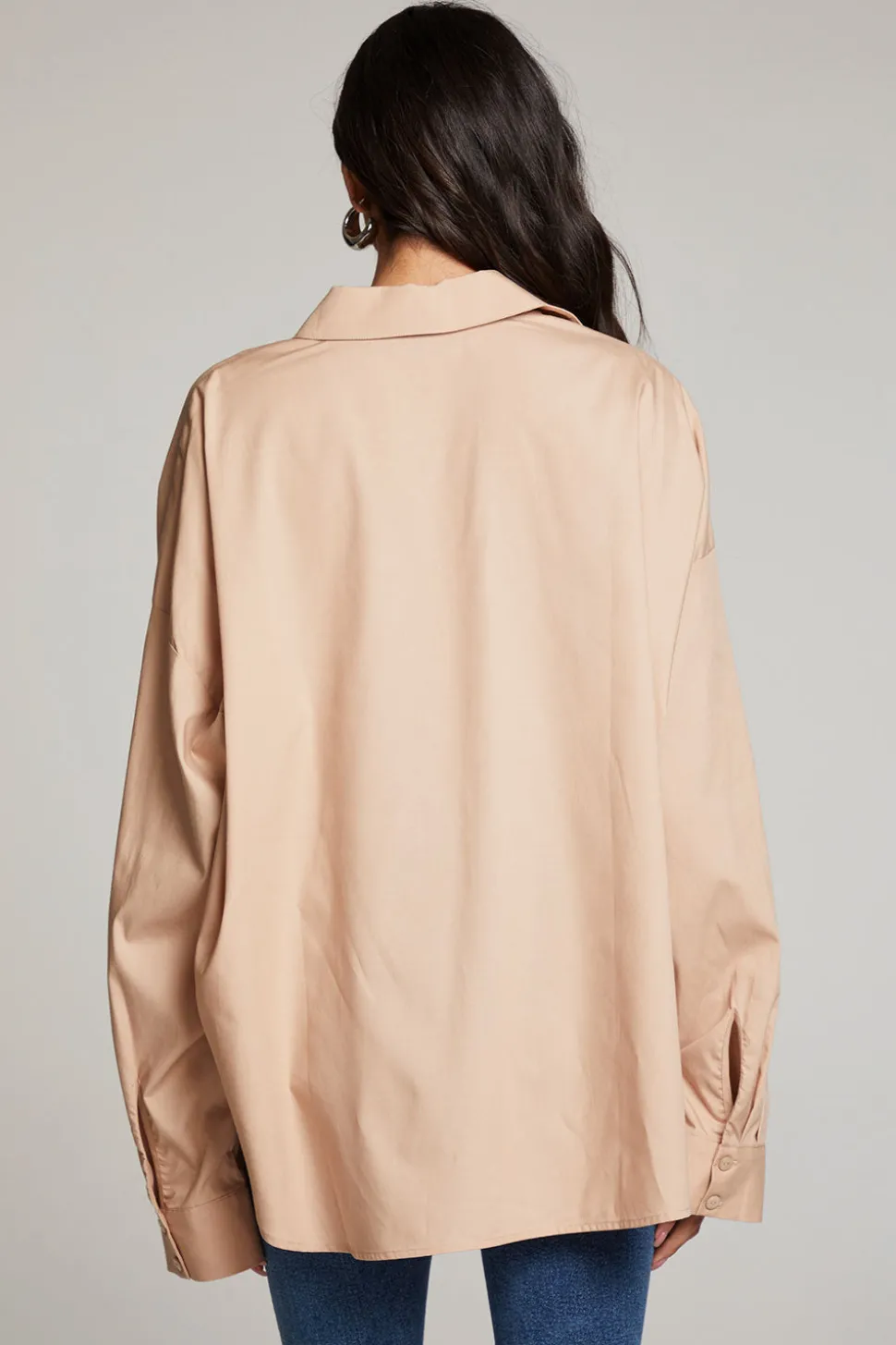 Chaser Brand Ezra Warm Taupe Button Up Shop