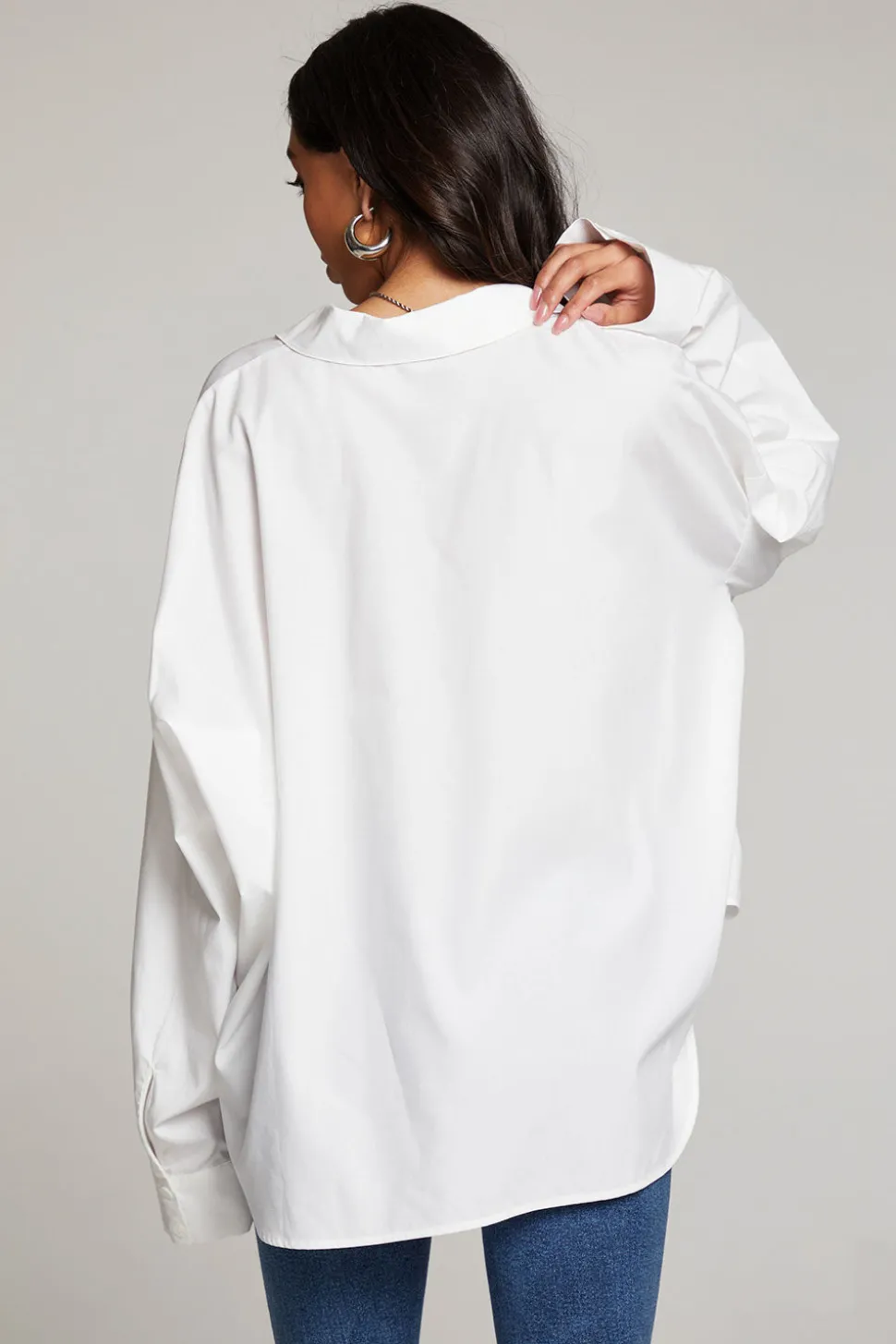 Chaser Brand Ezra White Button Up Discount