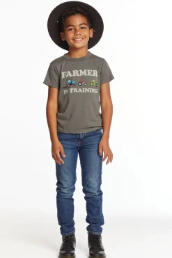 Chaser Brand Farmer In Training Boys Tee Fashion
