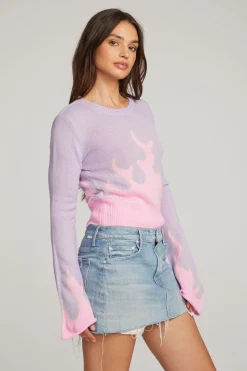 Chaser Brand Flame Sweater Flash Sale