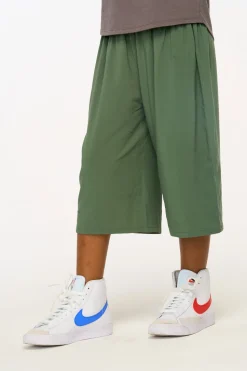 Chaser Brand Flowy Dark Forest Green Heirloom Woven Pant Store