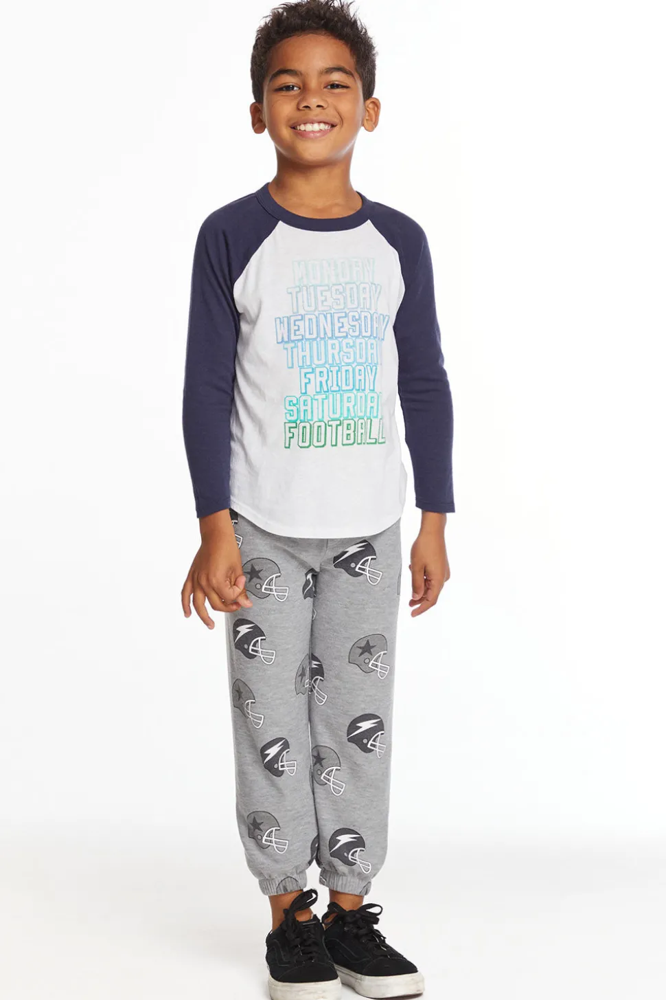 Chaser Brand Football Sunday Boys Long Sleeve Fashion