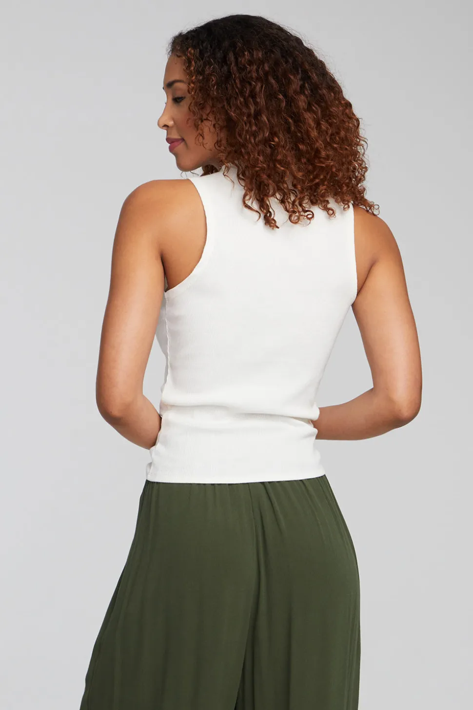 Chaser Brand Fox Bright White Tank Best
