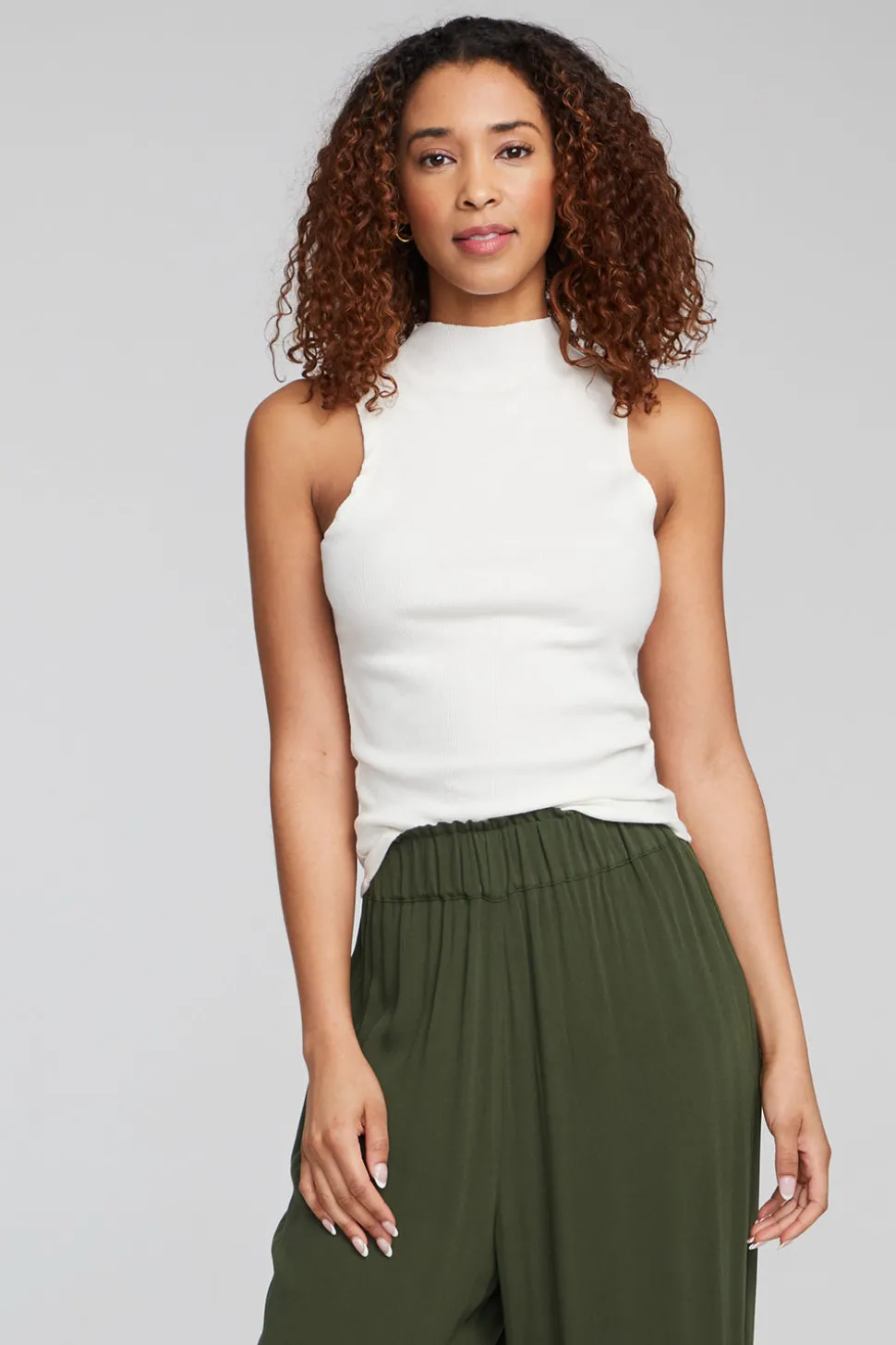 Chaser Brand Fox Bright White Tank Best
