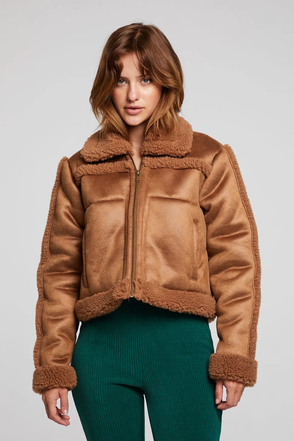 Chaser Brand Franklin Sherpa Whiskey Jacket Discount
