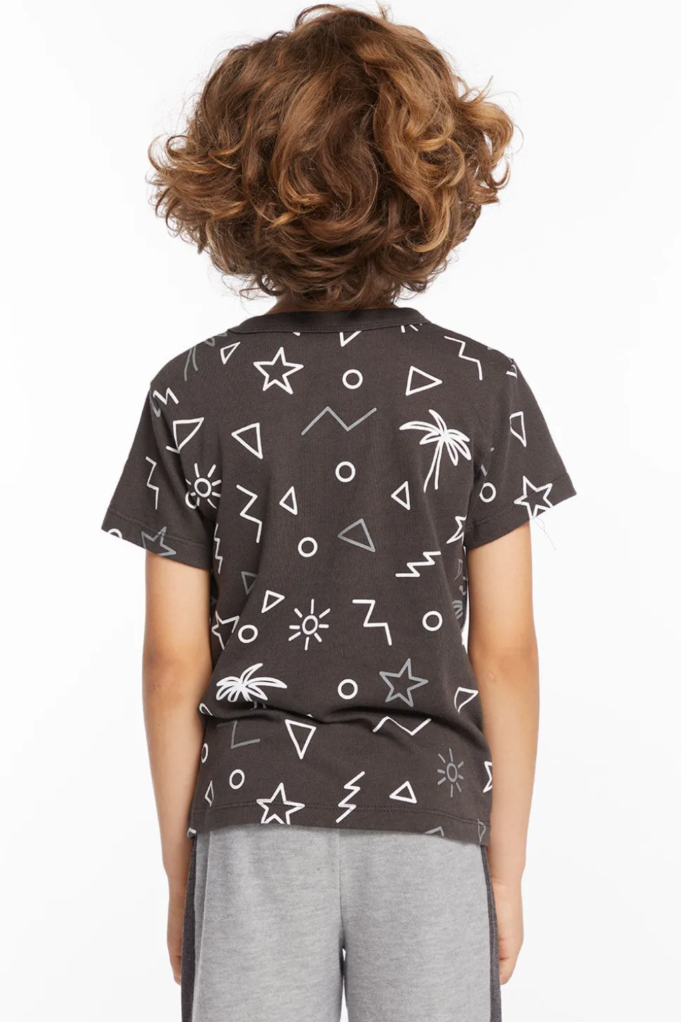 Chaser Brand Geo Palms Boys Tee Flash Sale