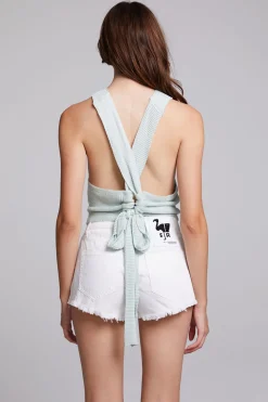 Chaser Brand Giana Aqua Glass Tank Top Sale