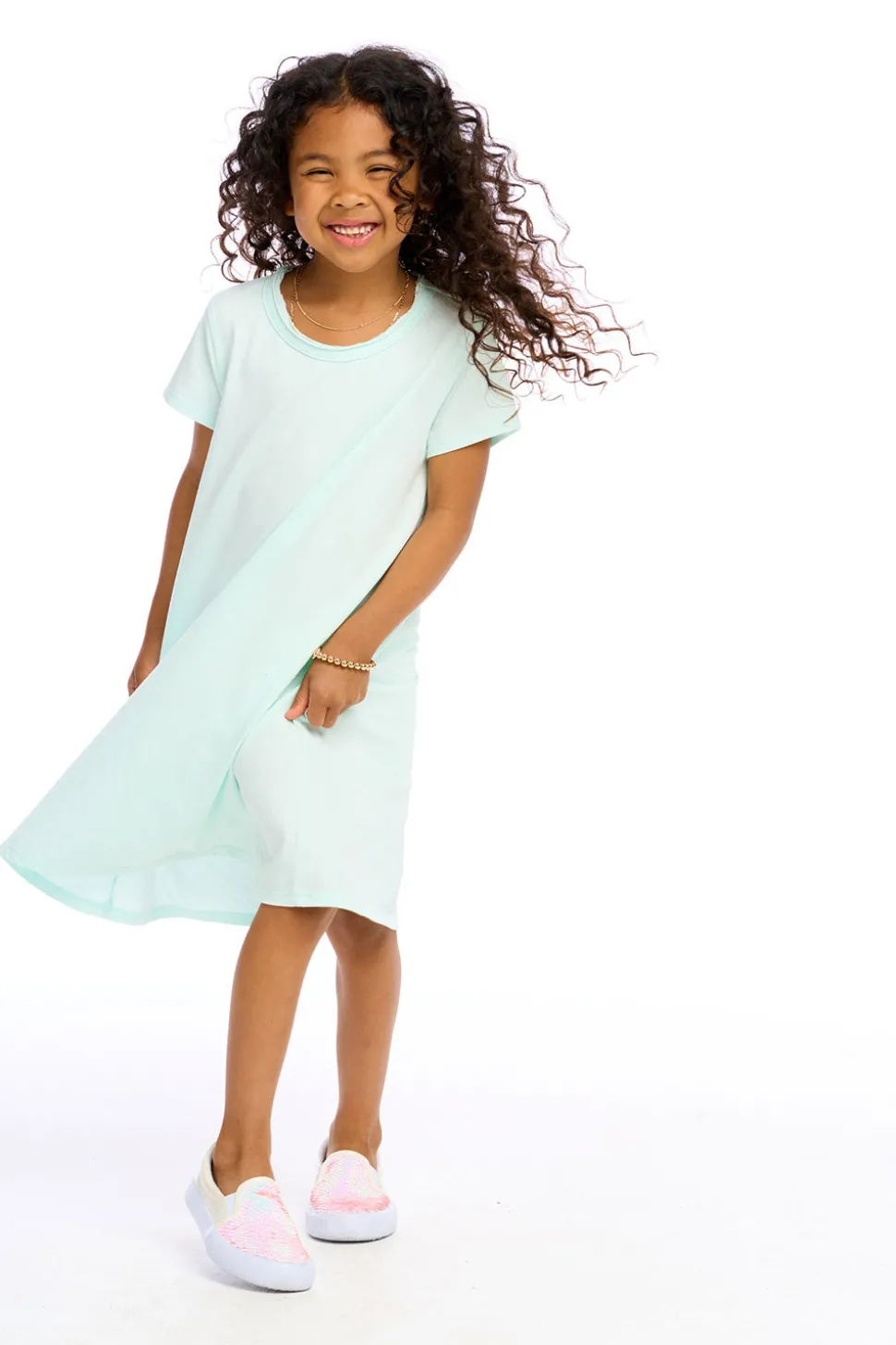 Chaser Brand Girls Cotton Jersey Short Sleeve Shirt Dress Best
