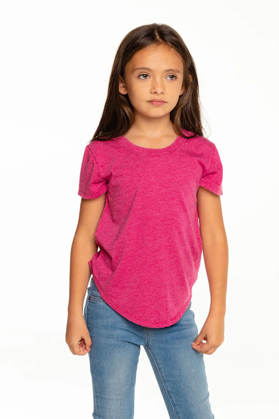 Chaser Brand Girls Recycled Vintage Jersey Short Sleeve Scoop Back Shirt Sale