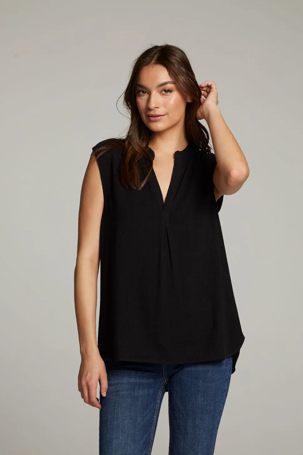 Chaser Brand Glades True Black Tank Top Online