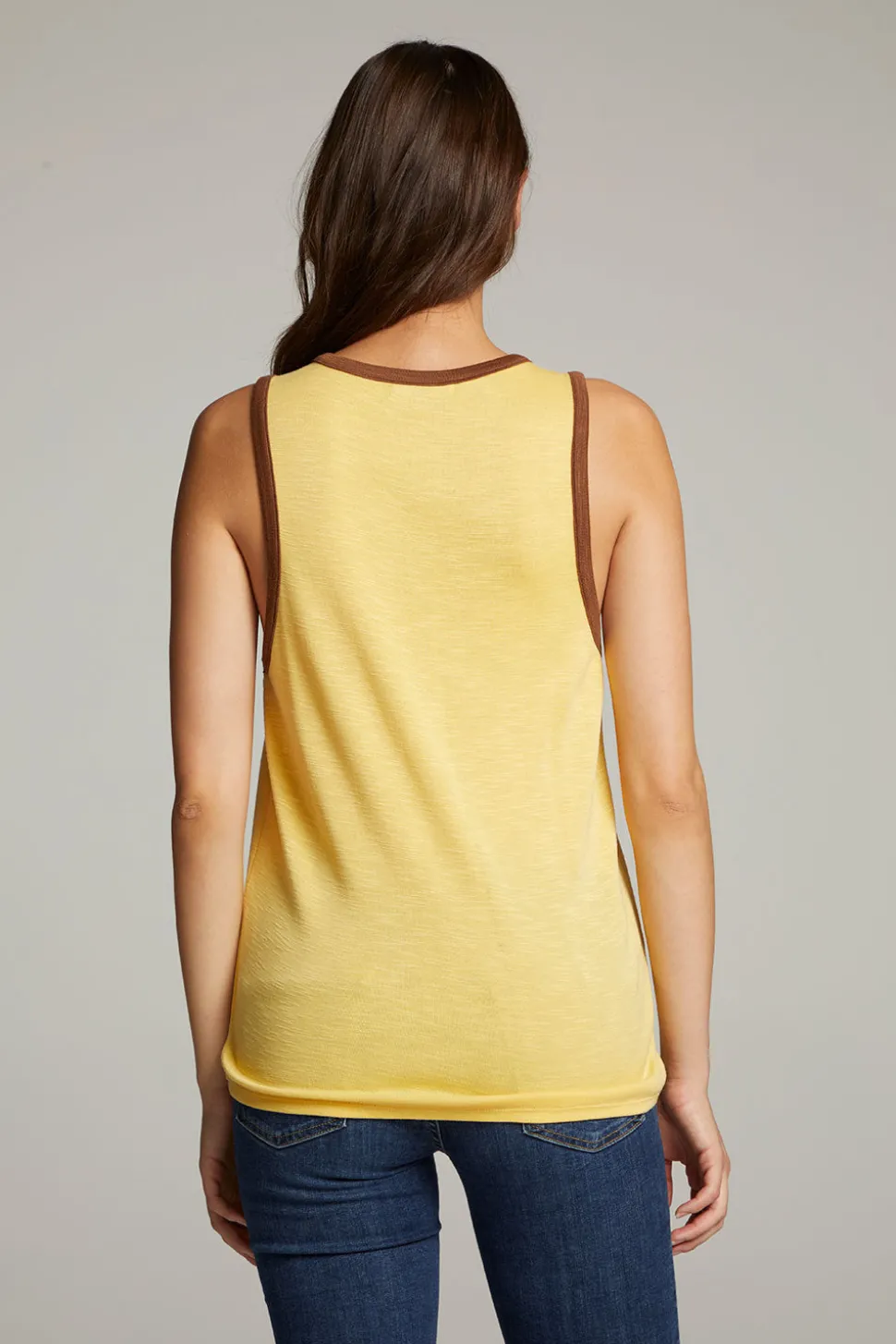 Chaser Brand Gloria Banana Cream Tank Top Best Sale