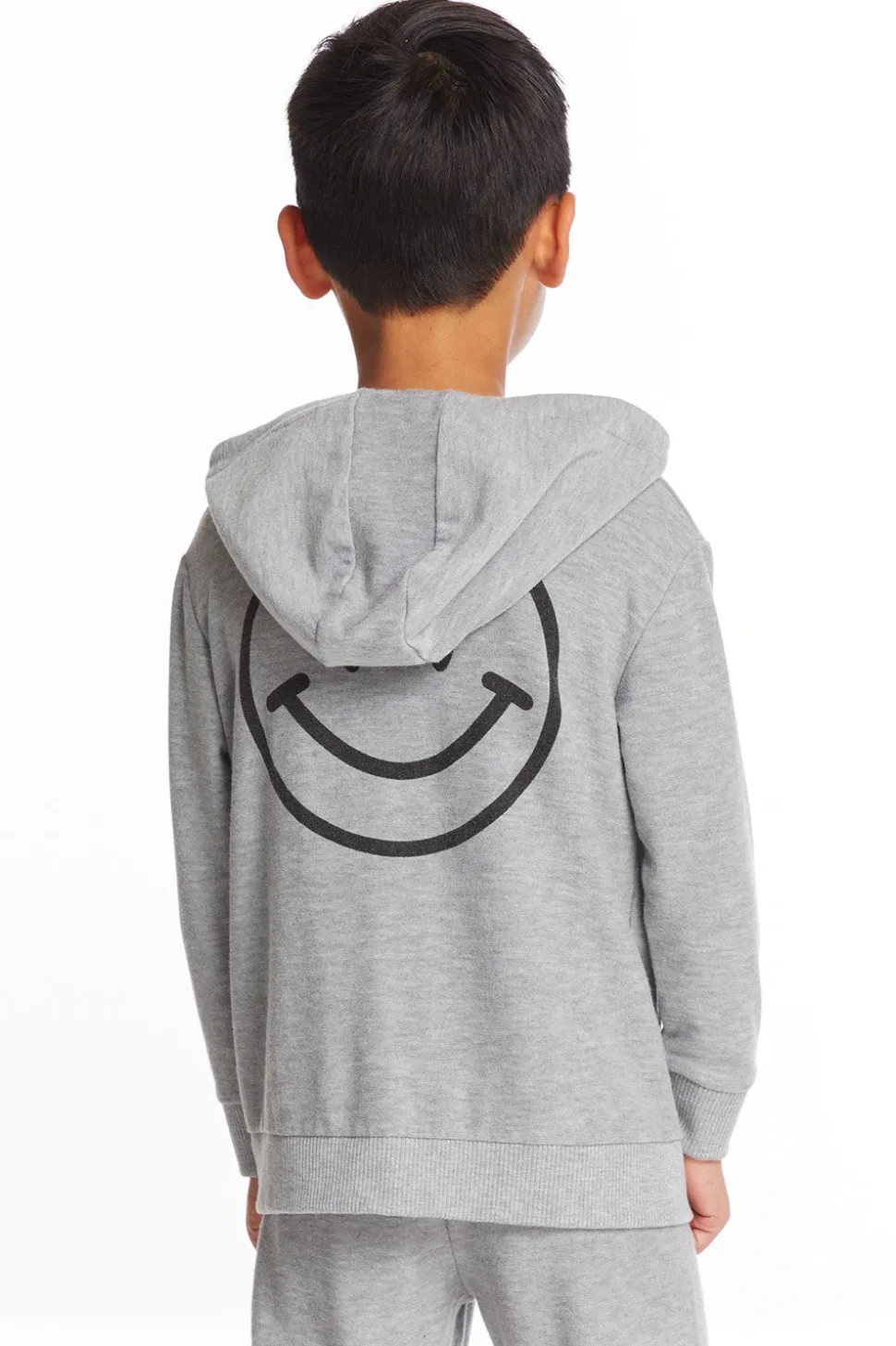 Chaser Brand Good Times Boys Long Sleeve Zip Up Hoodie Fashion