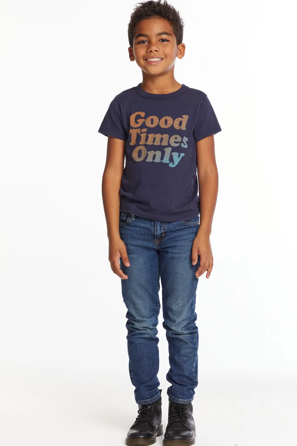 Chaser Brand Good Times Only Boys Tee Fashion