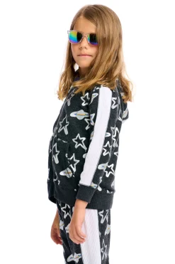 Chaser Brand Graffiti Saturn Zip Up Hoodie Cheap