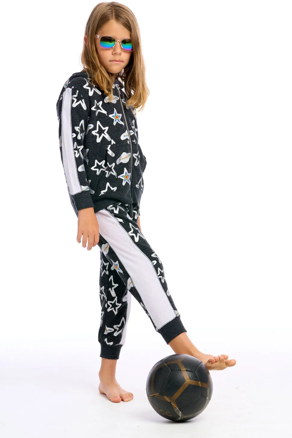 Chaser Brand Graffiti Saturn Zip Up Hoodie Cheap