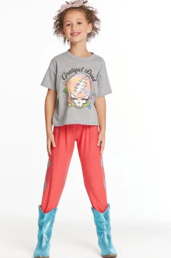 Chaser Brand Grateful Dead Airbrushed Steal Your Face Girls Tee Store